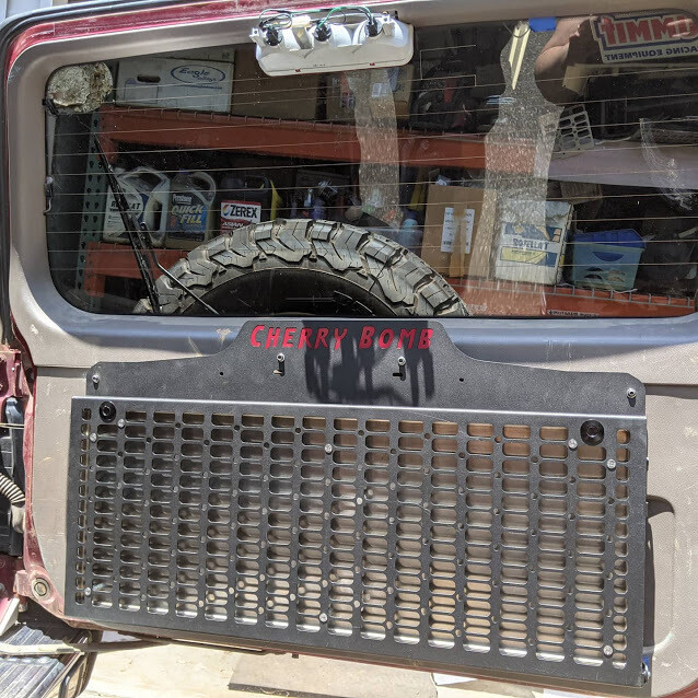 Montero Gen 2 Rear Door Fold down