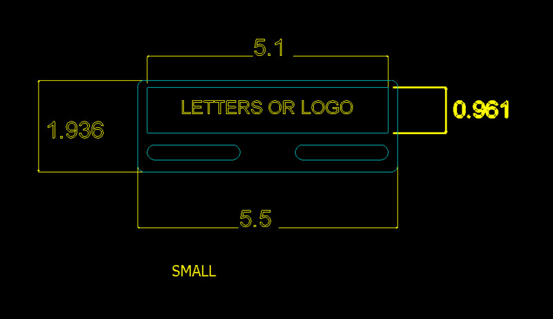 Roof Rack Custom name plates