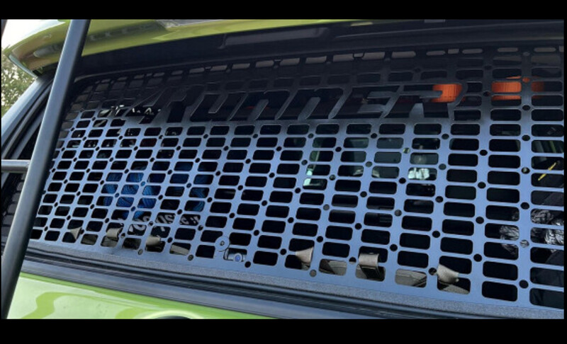5th gen Toyota 4Runner stationary rear hatch cover molle pattern.