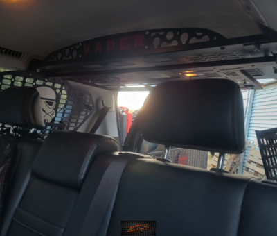 GX460 &amp; Prado 150 Attic storage with dog/cargo barrier