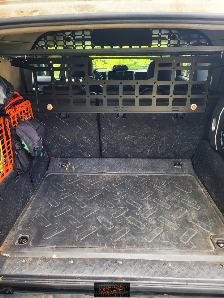 FJ Cruiser Attic storage with Cargo/dog barrier