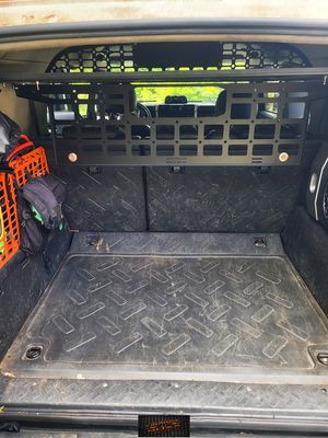 FJ Cruiser Attic storage with Cargo/dog barrier