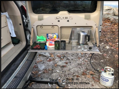 GX470 &amp; Prado 120 Rear Door Fold down Custom