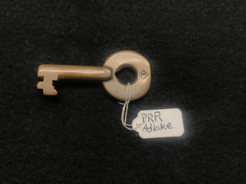 Vintage Pennsylvania Railroad Skeleton Key Adlake Obsolete