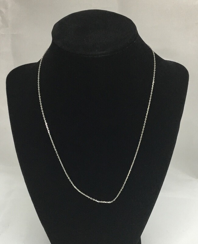 Sterling Silver Necklace 18 Inches Long