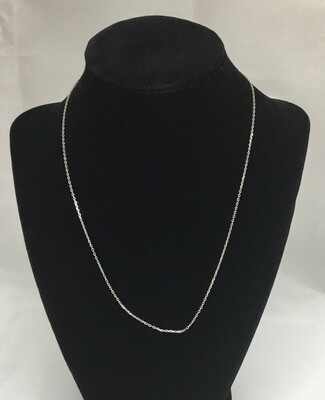Sterling Silver Necklace 18 Inches Long