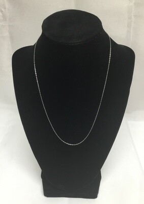 Sterling Silver Necklace 18 Inches Long