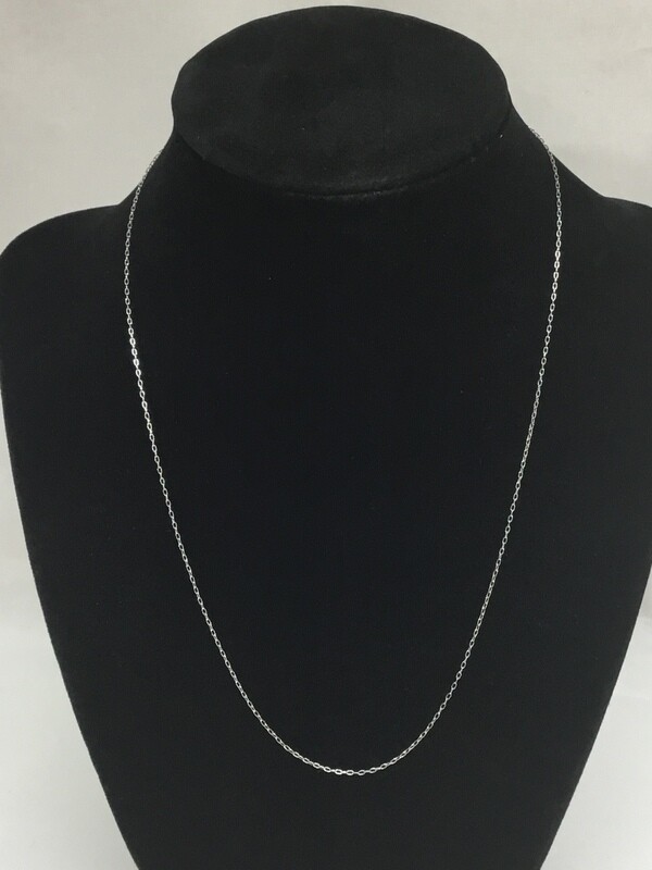 Sterling Silver Necklace 18 Inches Long