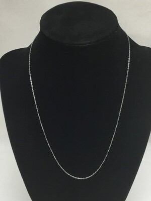 Sterling Silver Necklace 18 Inches Long