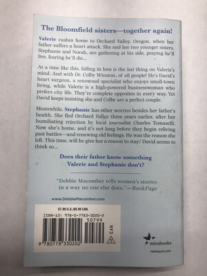 Debbie Macomber Orchard Valley Grooms Two Sisters-and the men who love them Book