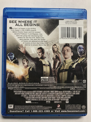 X-Men: First Class Blu-ray Disc