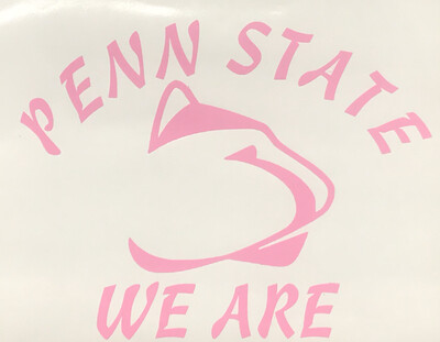Penn State Football Vinyl Decal
