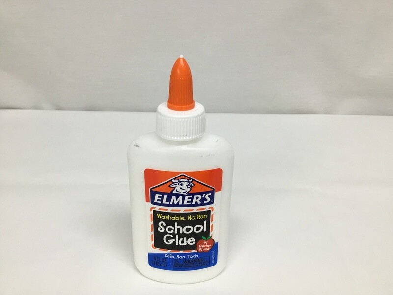 Elmer's Glue Washable, No Run School Glue 4FLOz Safe, Non Toxic Lot of 6