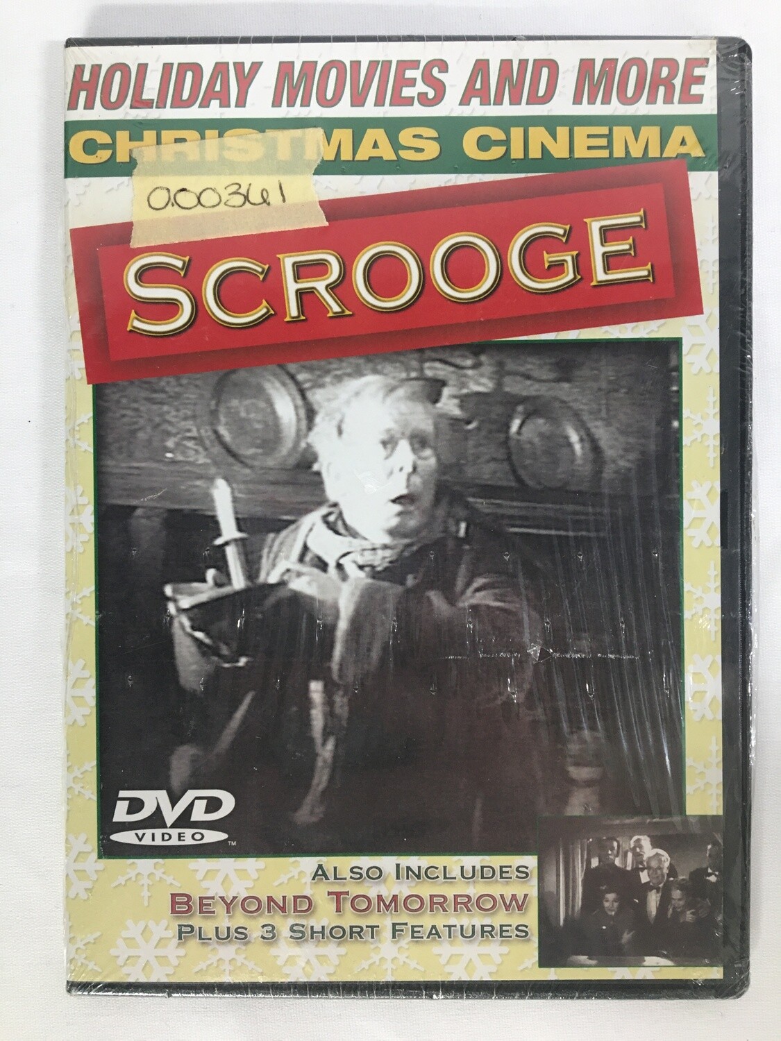 Christmas Cinema Scrooge Beyond Tomorrow DVD Plus 3 Short Features Included On DVD
