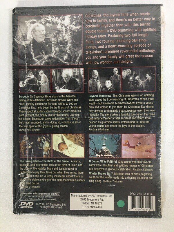 Christmas Cinema Scrooge Beyond Tomorrow DVD Plus 3 Short Features Included On DVD