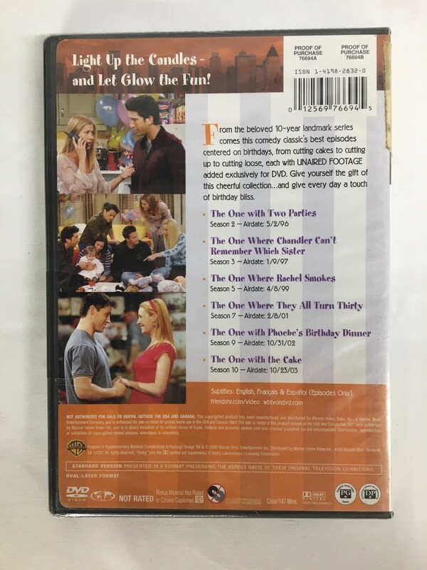 Friends The One With All The BirthDays DVD