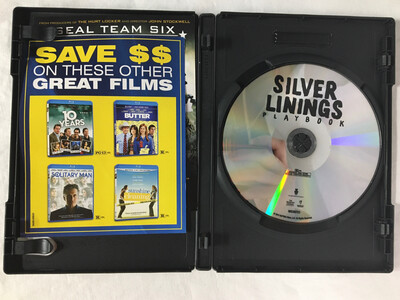 Silver Linings Play Book DVD
