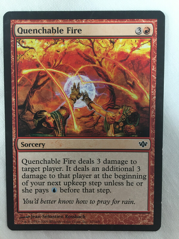Quenchable Fire