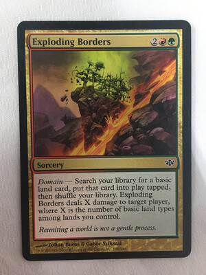 Exploding Borders