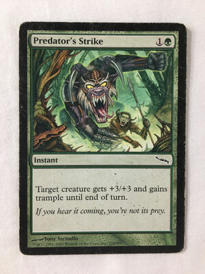 Predator&#39;s Strike
