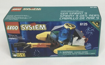 Vintage Lego System Sea Sprint 9 (6125)