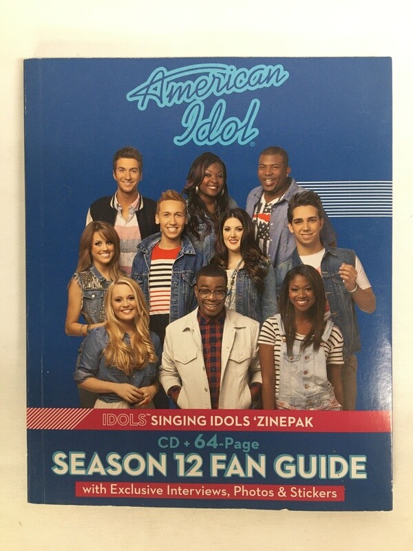 American Idol - Idols Singing Idols &#39;Zinepak - CD + 64 page Season 12 Fan Guide