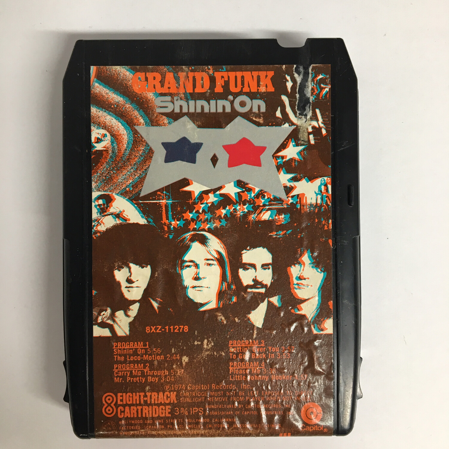 Grand Funk Railroad Shining On 8 Track Tape