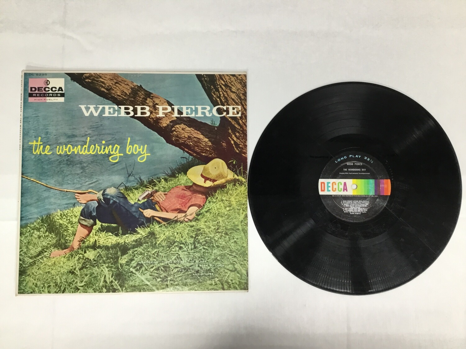 Webb Pierce The Wondering Boy Vinyl Record