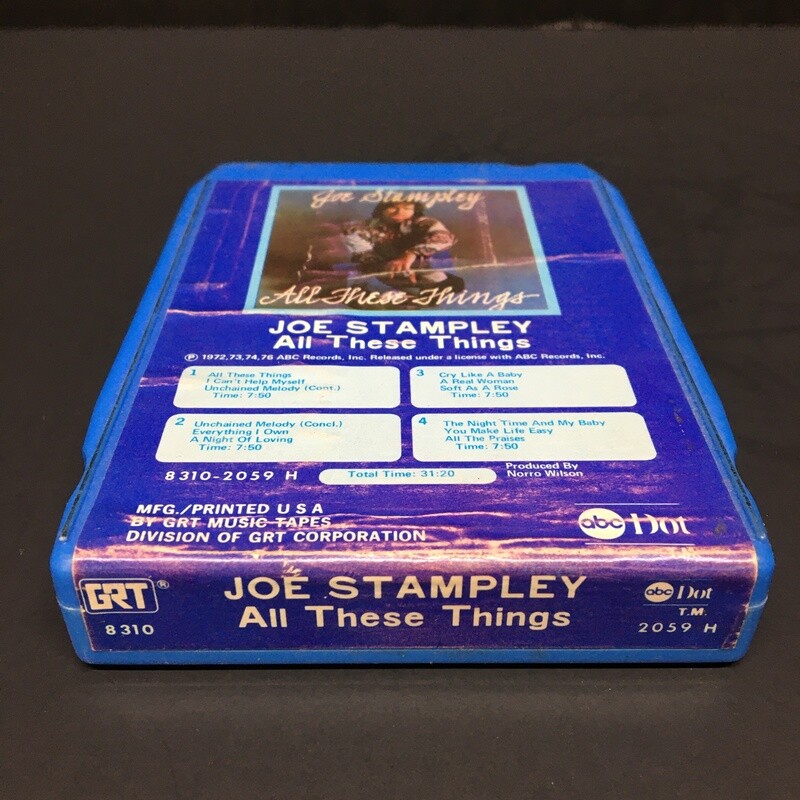 Joe Stampley / All These Things - Sealed 8 Track Tape