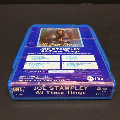 Joe Stampley / All These Things - Sealed 8 Track Tape