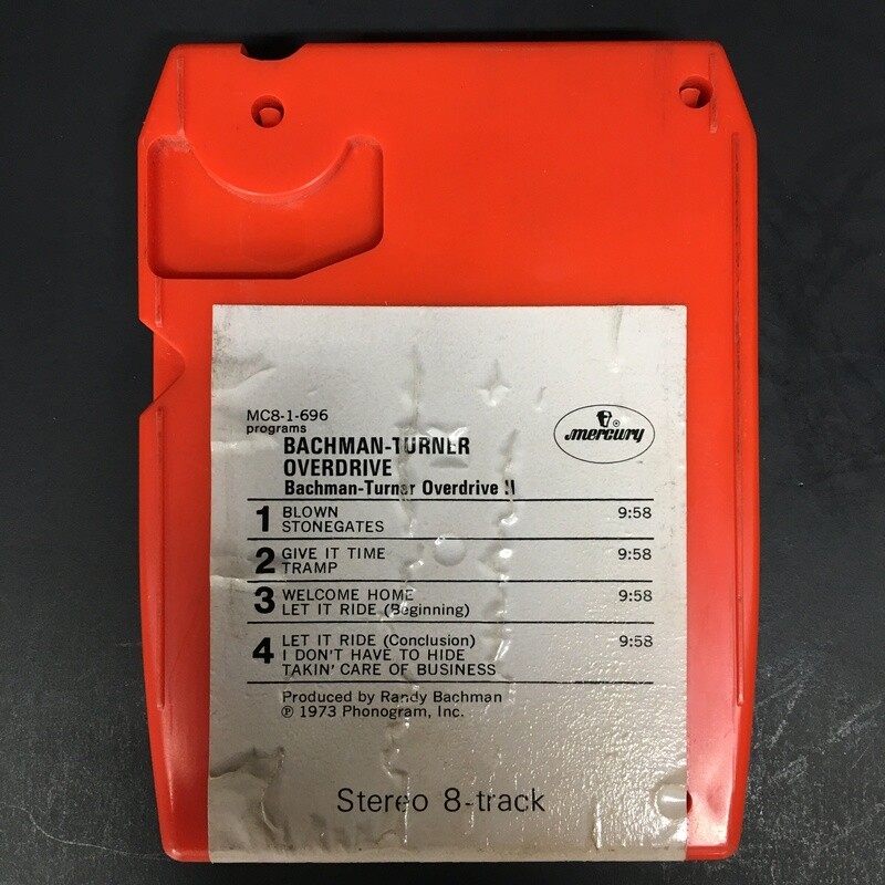 Bachman Turner Overdrive ll  8 Track Tape 1973