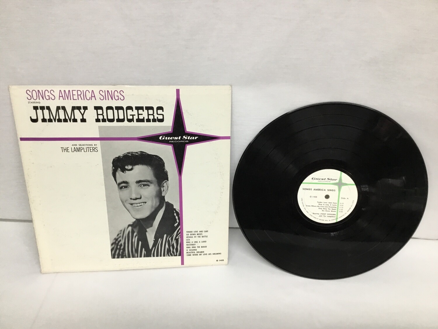 Songs America Sings Staring Jimmy Rodgers Vinyl Record