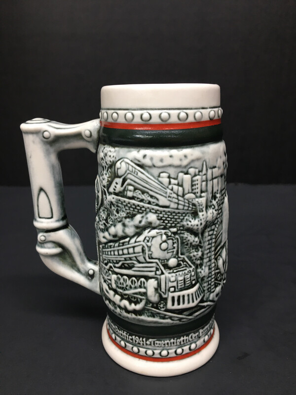 1985 Avon Orient Express Age Of The Iron Horse Trains Railroad Beer Stein