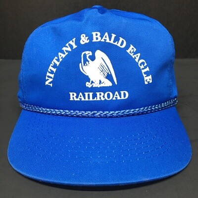 Vintage Nittany &amp; Bald Eagle Railroad  Snapback Hat One Size Fits All