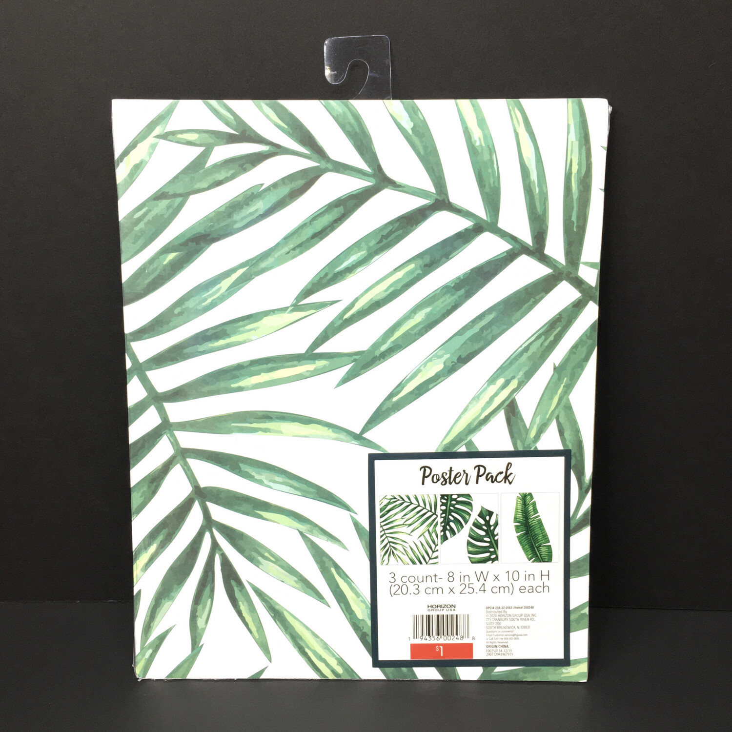 Poster Pack 3 Count 8in W x 10in H