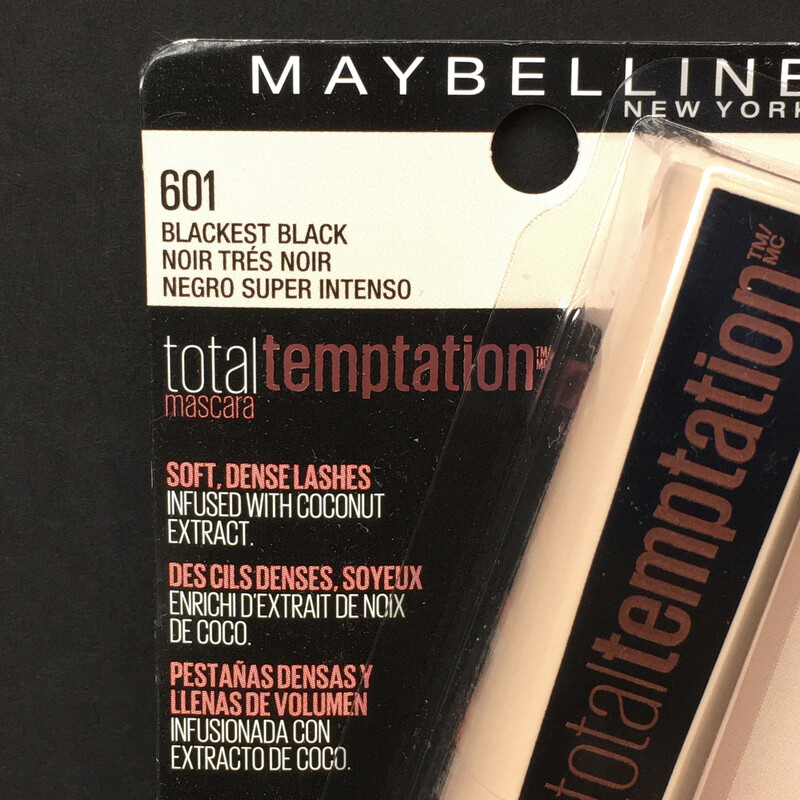 Maybelline New York Total Temptation Mascara 601 Blackest Black
