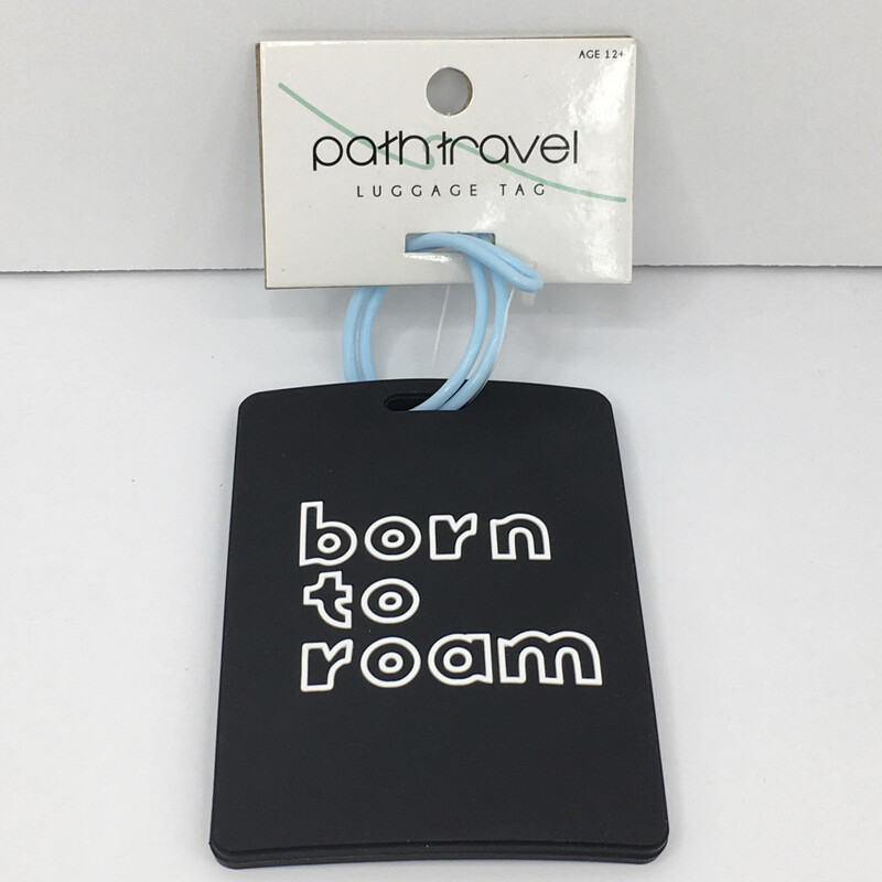 Path Travel Luggage Tag Born To Roam