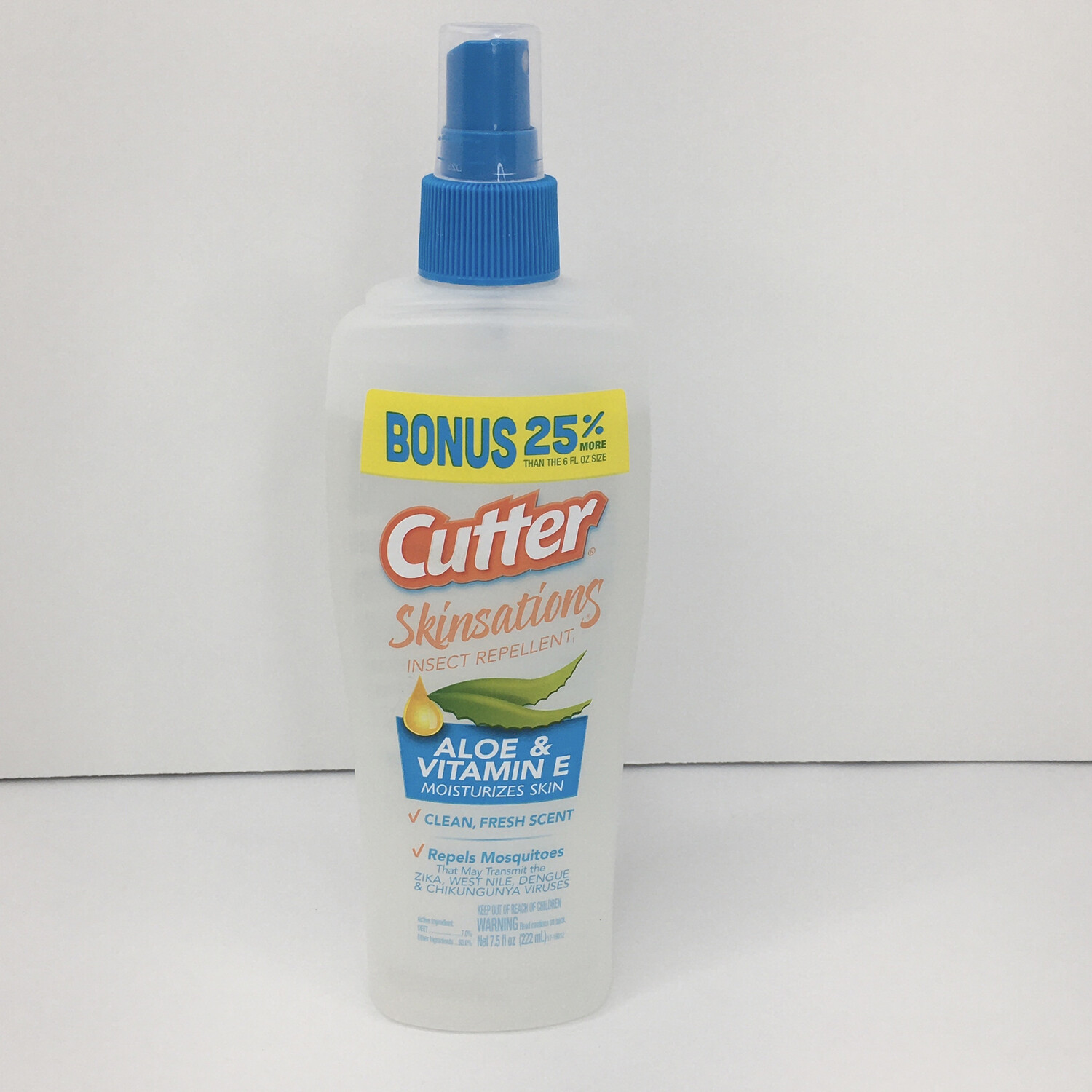 Cutter Skinsations Insect Repellent With Aloe & Vitamin E Moisturizes