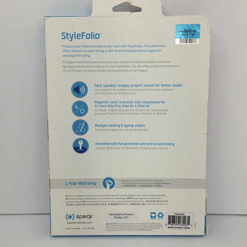 Speck Style Folio For 9.7 Inch iPad Pro, iPad Air &amp; iPad Air 2