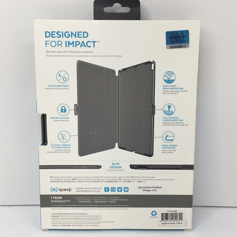Speck Balance Folio Metallic For iPad 9.7in, iPad 9.7in Pro, iPad Air &amp; iPad Air 2