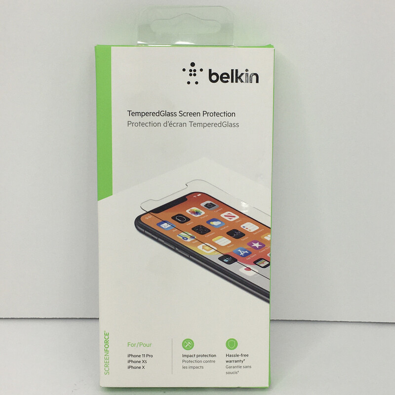 Belkin Tempered Glass Screen Protection For iPhone 11 Pro, iPhone XS, iPhone X
