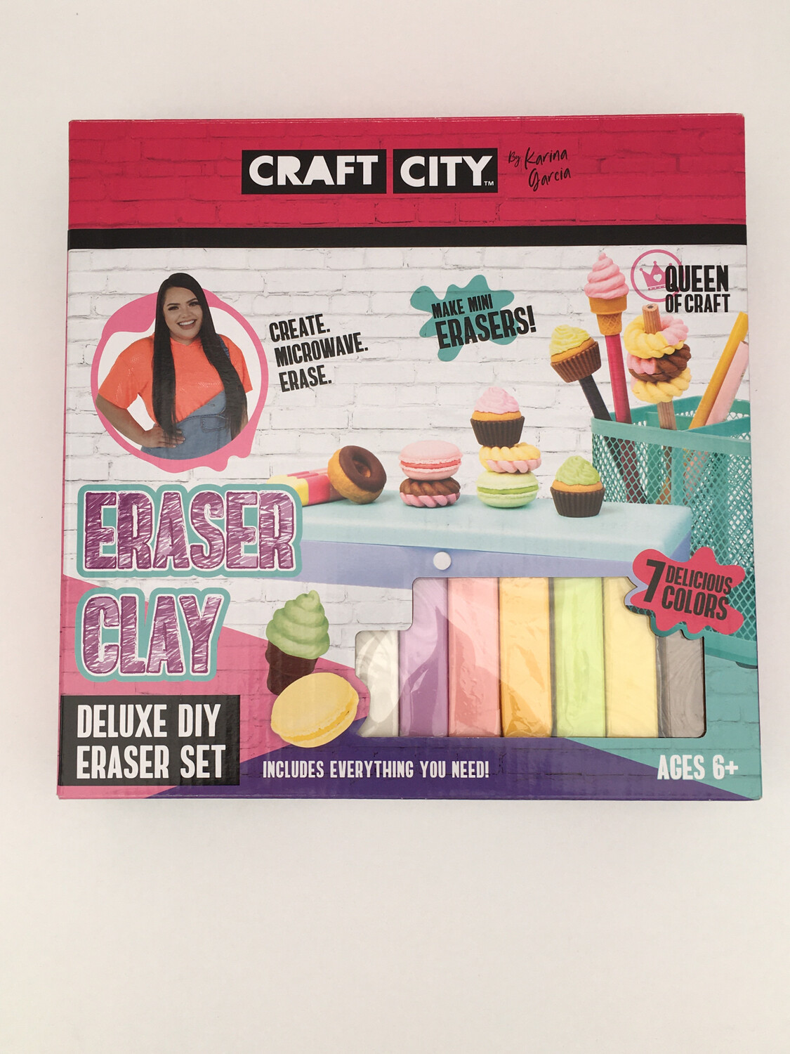 Eraser Clay Deluxe DIY Eraser Set Craft City By Karina Garcia