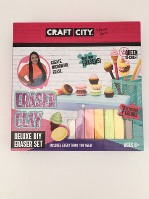 Eraser Clay Deluxe DIY Eraser Set Craft City By Karina Garcia
