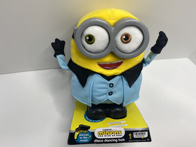 Illuminations Minions The Rise Of the Gru Disco Dancing Bob Feature Plush Toy