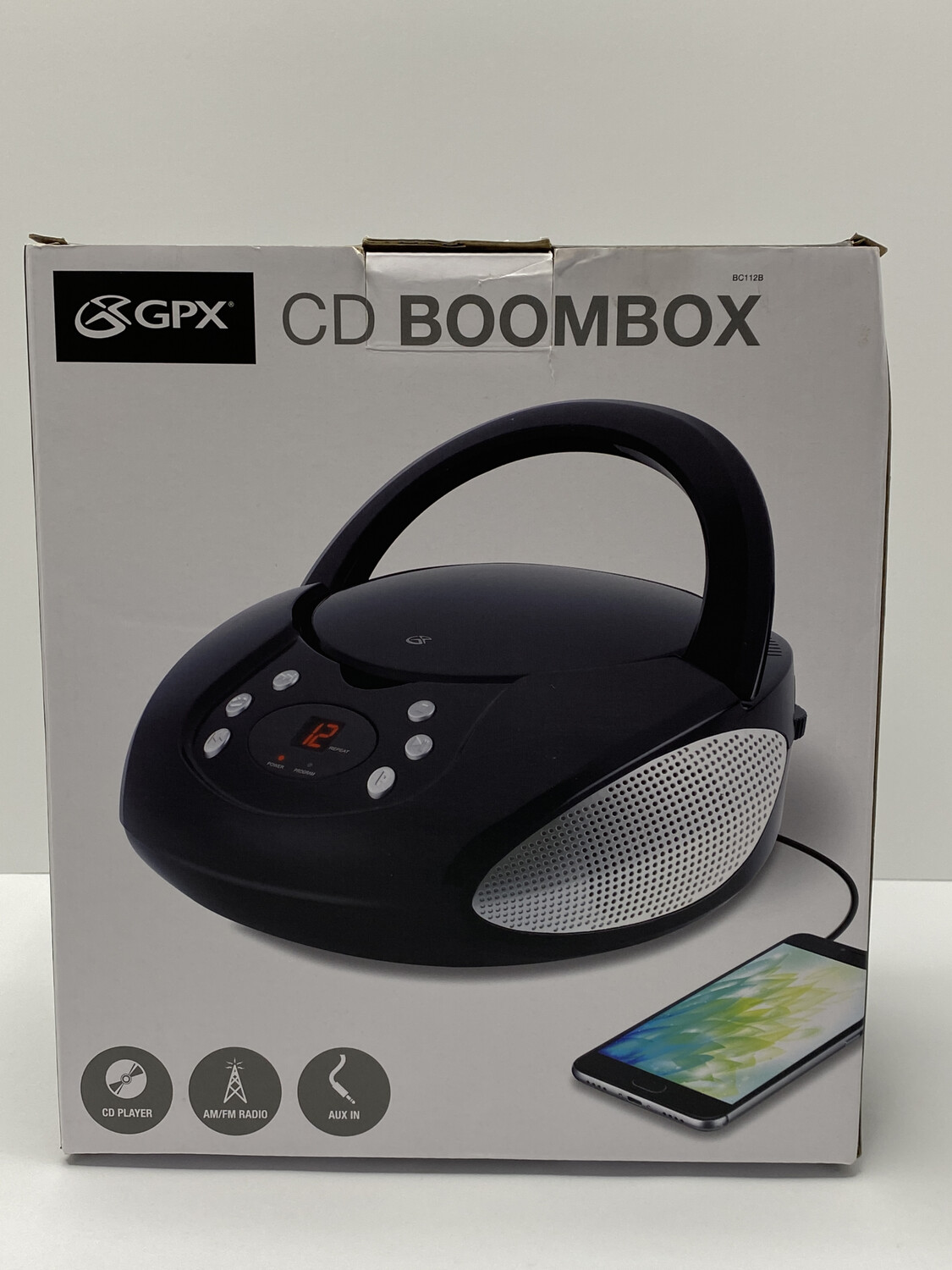 GPX CD Boombox BC112B