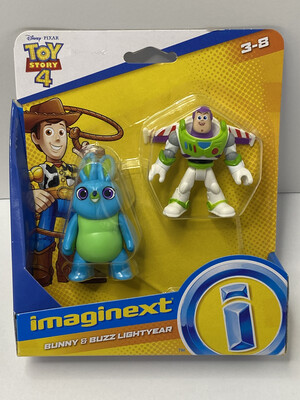 Disney Pixar Toy Story 4 Imaginext Bunny &amp; Buzz Lightyear