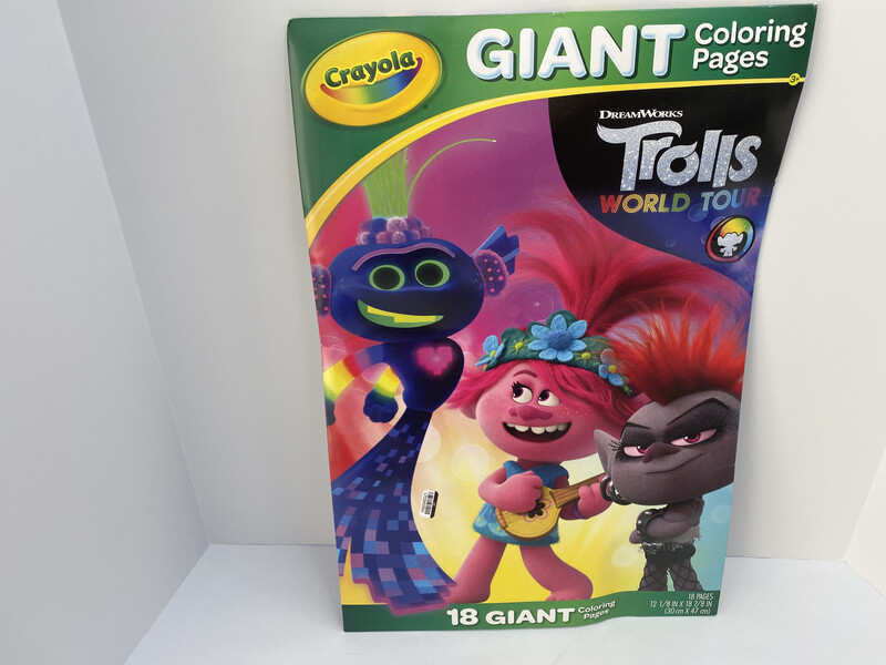 Crayola  GIANT Coloring Pages DreamWorks Trolls World Tour