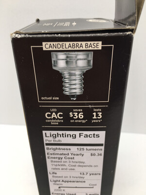 GE Vintage Style Us Warm Candle Light 25w Replacement 3w 1 Bulb