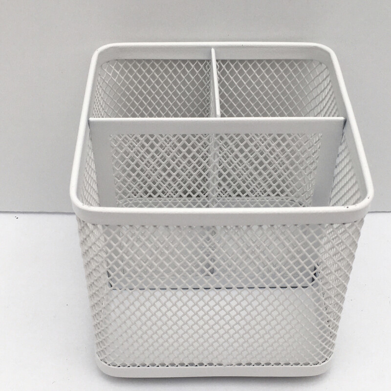 Mesh Pencil Holder White - Made By Design