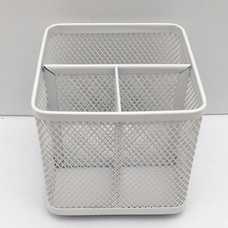 Mesh Pencil Holder White - Made By Design